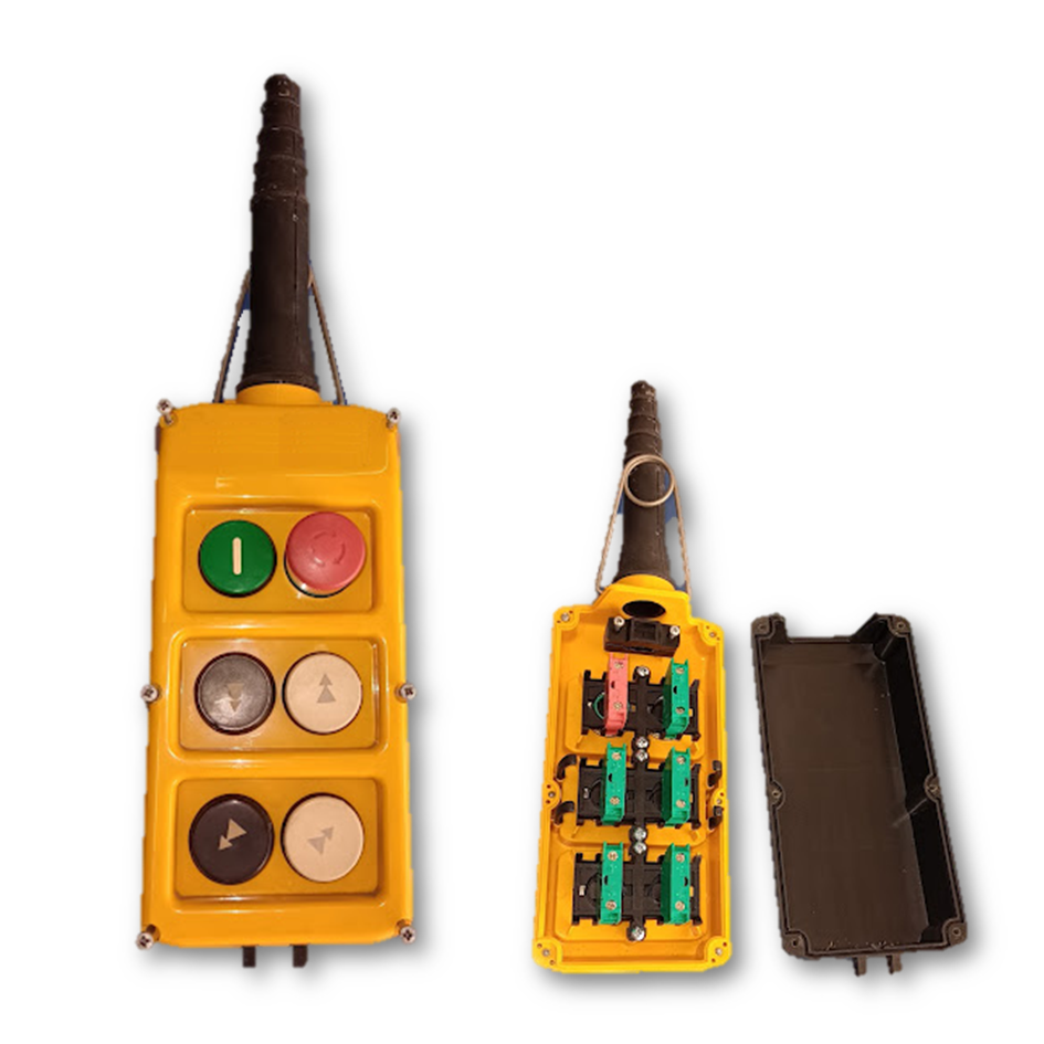 BOTONERA 6 BOT. 4 MOV+ ENC.+EMERG – ABC electric